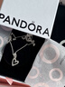 潘多拉（PANDORA）[圣诞礼物]心想事成爱心吊坠项链颈饰简约精致生日礼物送女友 实拍图