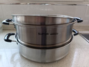 苏泊尔SUPOR 好帮手304不锈钢双层复底32cm蒸锅汤锅高拱盖蒸笼SZ32B5 实拍图
