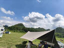 骆驼（CAMEL）黑胶天幕帐篷露营遮挡布简易懒人速搭沙滩遮阳棚2025新款 实拍图