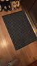柏能条纹入户地垫门口地垫地毯入户门脚垫进户门垫可裁剪灰色60x90cm 实拍图