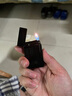艾斯贝尔（inspiring）男士高端纯黄铜朗声充气打火机高颜值定制刻字高级感男友生日礼物 曼妙丝雨·拉丝黑 套装 1个 实拍图