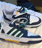 adidas ENTRAP美式校园风运动少年感复古篮球风板鞋男女阿迪达斯 白色/蓝色   42 实拍图