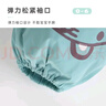 9i9宝宝围裙防水儿童罩衣画画衣小孩吃饭衣防脏易擦反穿衣加袖套老虎 实拍图