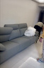 左右沙发简约客厅零靠墙电动功能皮艺沙发DZY6013三左 青云灰 实拍图