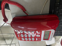 宝泰尔电话机座机 固定电话 办公家用 免电池/大按键 商务酒店固话机 T121红色 实拍图