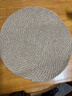维艾（Newair）日式亚麻编织隔热垫防烫餐垫锅垫餐盘垫餐桌垫菜垫碗家用杯垫草编 日式亚麻隔热垫（直径28cm） 实拍图