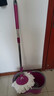 美丽雅旋转拖把40cm伸缩杆124cm2拖布带桶墩布干湿两用一拖净免手洗家用 实拍图