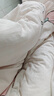富安娜 舒暖 纤维被子冬季被芯 双人冬厚被 约6.3斤 203*229cm 白色 实拍图