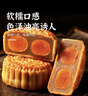 皇冠世家双黄白莲蓉味月饼广式蛋黄莲蓉糕点广东中秋节高档礼品送礼礼盒装 纸盒散装（100克*8个） 实拍图