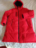 雪中飞【蓄热】童装儿童羽绒服男童女童纯色中大童拼接羽绒服红色160cm 实拍图