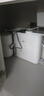 海尔（Haier）净水器家用厨下母婴RO反渗透直饮净水机加热一体机餐边柜壁挂式管线机接自来水全屋前置过滤器套装 新品彩屏管线机+净水器 实拍图