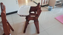 henryrabbitHenryrabbit宝宝餐椅实木多功能儿童吃饭座椅调节折叠婴儿餐桌椅 加大深咖色+塑料餐盘【送坐垫】 实拍图
