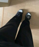 婧麒（JOYNCLEON）孕妇裤夏季薄款外穿阔腿休闲裤长无托腹孕妇装 黑色L Jyk178379 实拍图