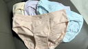 嫚熙（EMXEE）内裤女抑菌低腰托腹怀孕早中晚期月子无痕棉内裤4条装组合L 实拍图