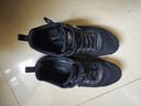 特步运动鞋男跑步鞋冬季网面透气轻便减震正品男子跑鞋休闲鞋子黑色 实拍图
