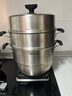 苏泊尔SUPOR 巧易取不串味三层蒸锅304不锈钢高拱盖30cm复底通用SZ30VA1 实拍图