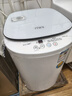 智洁小黄鸭婴儿迷你洗衣机3.5kG高温煮洗全自动洗衣机宝宝小型儿童带智能烘干杀菌除螨洗烘一体机家用 3.5KG炫白+不锈钢波轮+高温煮洗+洗脱一体 实拍图