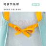 9i9宝宝围裙防水儿童罩衣画画衣小孩吃饭衣防脏易擦反穿衣加袖套老虎 实拍图