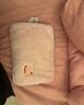 彩虹暖手宝热水袋电热暖手宝暖肚子暖水袋暖脚暖身暖手宝宝充电 粉色 实拍图