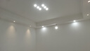 雷士（NVC）LED射灯客厅背景墙天花灯筒灯阻燃PP半光白5瓦暖白光开孔75-80mm 实拍图