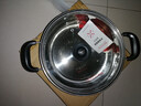 美厨（MAXCOOK）汤锅 304不锈钢汤锅汤煲24CM 加厚复合底 燃气炉电磁炉通用YC-24 实拍图