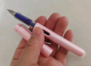 英雄（HERO）钢笔369A小学生三年级正姿 男女生练字可换墨囊 墨水笔  EF明尖 莲玉粉 实拍图