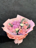 艾斯维娜鲜花速递向日葵混搭花束生日礼物全国同城配送 绣球粉玫瑰混搭欧式花束 实拍图