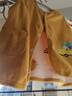 舒贝怡婴儿衣服儿童马甲两面穿背心宝宝坎肩上衣男女秋冬马夹 黄100CM 实拍图