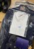 CULTUM【可机洗免熨烫】男士西服套装职业正装结婚礼服面试商务西装外套 纯黑色两件套 54 B 实拍图