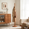 栖音阁实木衣架落地卧室衣帽架客厅挂衣服架子落地衣架家用立式挂包架 实拍图