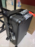 京东京造无界铝框20英寸行李箱男女 旅行箱密码箱登机皮箱学生 黑 实拍图