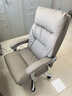 顾全老板椅家用加热按摩 舒适办公椅午休 电脑椅久坐C570H咖纤 实拍图