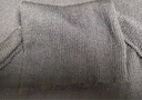 优衣库女装精纺美利奴羊毛罗纹两翻领针织衫/长袖毛衣478337 03 灰色 L 实拍图