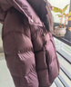 雅鹿羽绒服女2026秋冬季时尚连帽保暖短款面包服泡芙小个子加厚款外套 安可拉红 M  建议120-140斤 实拍图