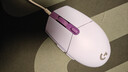 罗技（G）G102 有线游戏鼠标 淡紫色 RGB灯效 轻量化设计 吃鸡鼠标 赛博朋克 200-8000DPI 实拍图