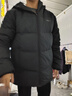 鸿星尔克防泼水3.0羽绒服男秋冬新款男士羽绒衣男装保暖防风夹克外套男款 正黑-1003-升级款/三防 L (165-170cm/120-130斤) 实拍图