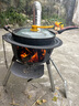 智扣柴火灶家用农村柴火炉铁锅炖灶台户外移动加厚大锅做饭取暖柴火炉 火铲 实拍图