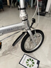 大行（DAHON） 412折叠自行车14英寸单速超轻迷你铝合金学生成人单车BYA412 银色 实拍图