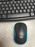 罗技（Logitech）MK275 键鼠套装 无线键鼠套装 办公键鼠套装 全尺寸 商务键鼠套装 带无线2.4G接收器 黑蓝色 实拍图