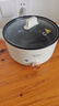 美的（Midea）电煮锅 电火锅 泡面锅 宿舍小火锅 蒸煮一体电蒸锅 多功能涮肉电煮锅火锅锅 3L 配带蒸笼 HGE2511 实拍图