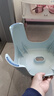 椅子奶油风家用小凳子加厚塑料凳可叠放耐用儿童凳学生寝室矮凳 天蓝色1个 实拍图