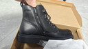 卡帝乐鳄鱼（CARTELO）头层牛皮马丁靴男高帮男靴男士雪地靴牛皮靴子男9699 黑色单靴 42 实拍图