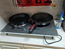 美的（Midea）凹面电磁炉双灶3500W大功率电陶炉嵌入式电磁灶不挑锅具定时烹饪恒匀火DZ35AT09P（送专属锅具） 实拍图