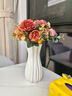 京东鲜花 陶瓷花瓶法式高级感小插花复古水培玫瑰鲜花客厅摆件白色奶油风 实拍图