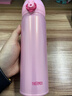 膳魔师（THERMOS）保温杯500ml男女士儿童水杯子圣诞元旦新年礼物JNL-502 粉色 实拍图