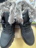 全洲狼 雪地靴男冬季新款东北棉鞋男大码抗寒防水加绒保暖轻便防滑靴子 黑色棉鞋-升级版 加绒 42 (260mm) 实拍图