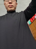 迪卡侬透气薄绒保暖休闲户外运动速干衣跑步长袖男T恤 沉稳黑M-2500809 实拍图