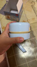 得力（deli）【得力卡通新品】卡皮巴拉桌面吸尘器 强吸力电池款 迷你键盘除尘 橡皮屑清洁器 学生用品 BL145蓝 实拍图