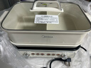 美的（Midea）电火锅鸳鸯锅烤肉锅火锅专用锅钛陶超薄速沸电火锅多功能锅料理锅分体式0氟6.5L电煮锅DLS3322R2 实拍图
