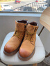 骆驼（CAMEL）王俊凯同款马丁靴高帮秋户外工装大黄靴男 GE122W7757T 金黄 42 实拍图
